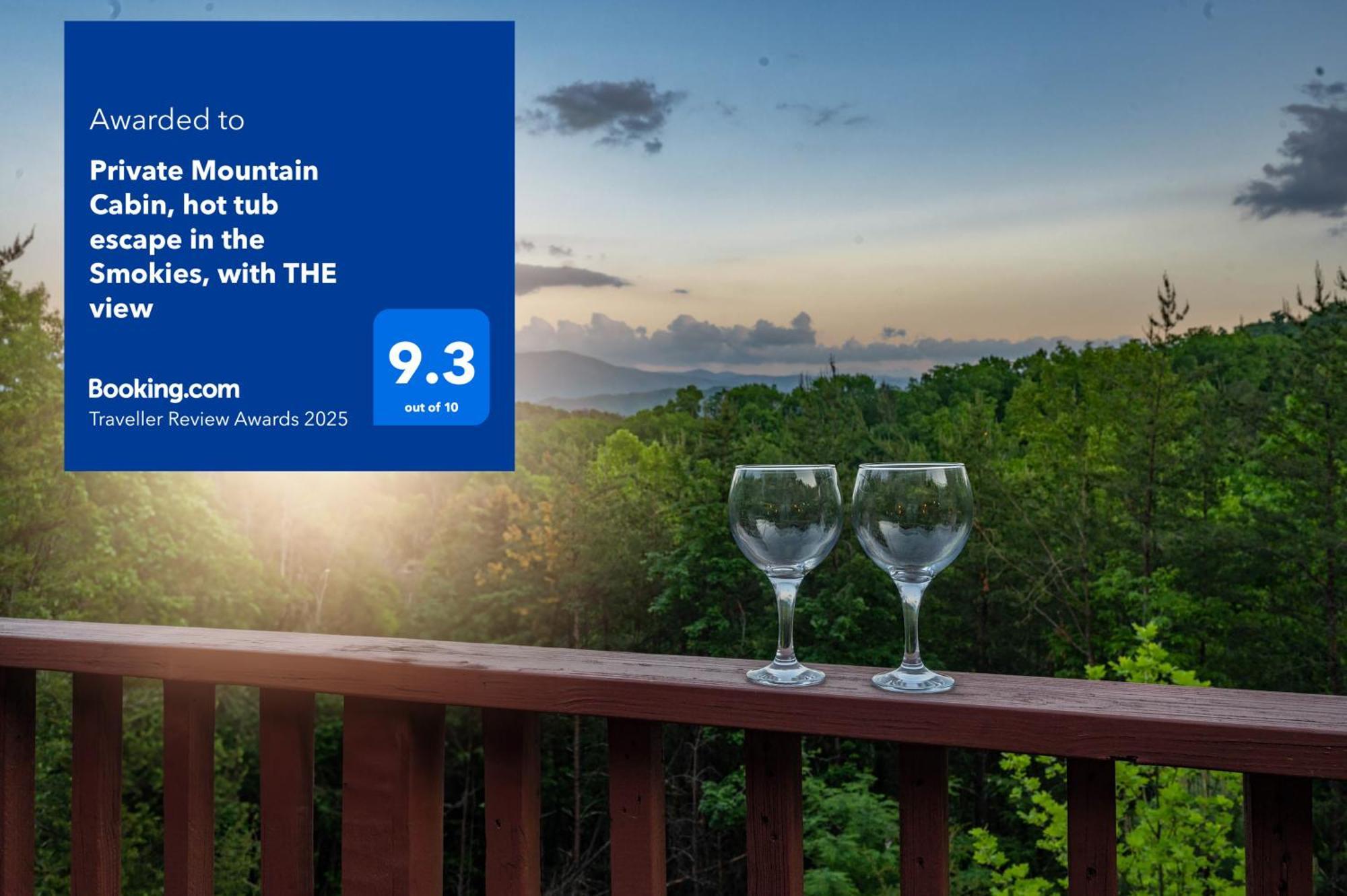 Private Mountain Cabin, Hot Tub Escape In The Smokies, With The View Севьервилл Экстерьер фото